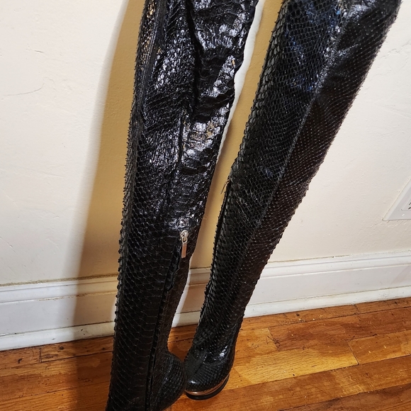 Massimo Dogana Pyton Snake skin boots - Picture 6 of 12